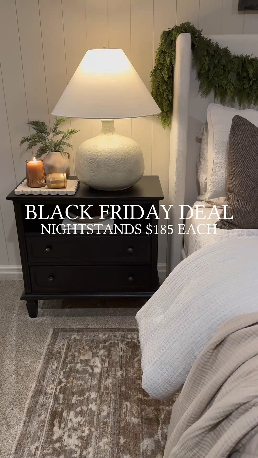 Black Friday Nightstand Deal — Only $185 Each

Follow @farmtotablecreations on Instagram ✨

These nightstands are such a good Black Friday find — only $185 each and packed with functionality. They have two smooth drawers, a roomy lower shelf for baskets or books, and a built-in charging station with two AC outlets and two USB ports. Super easy to assemble and perfect for adding stylish storage to any bedroom.

#amazonhome #bedroomfurniture #nightstand #nightstandstyling #bedroomdecor #amazonfinds #blackfridaydeal #bedroomideas #cozyhome #modernorganic #neutraldecor #wayfair #wayfairfinds #blackfridaydeals

#LTKCyberWeek #LTKSaleAlert #LTKHome