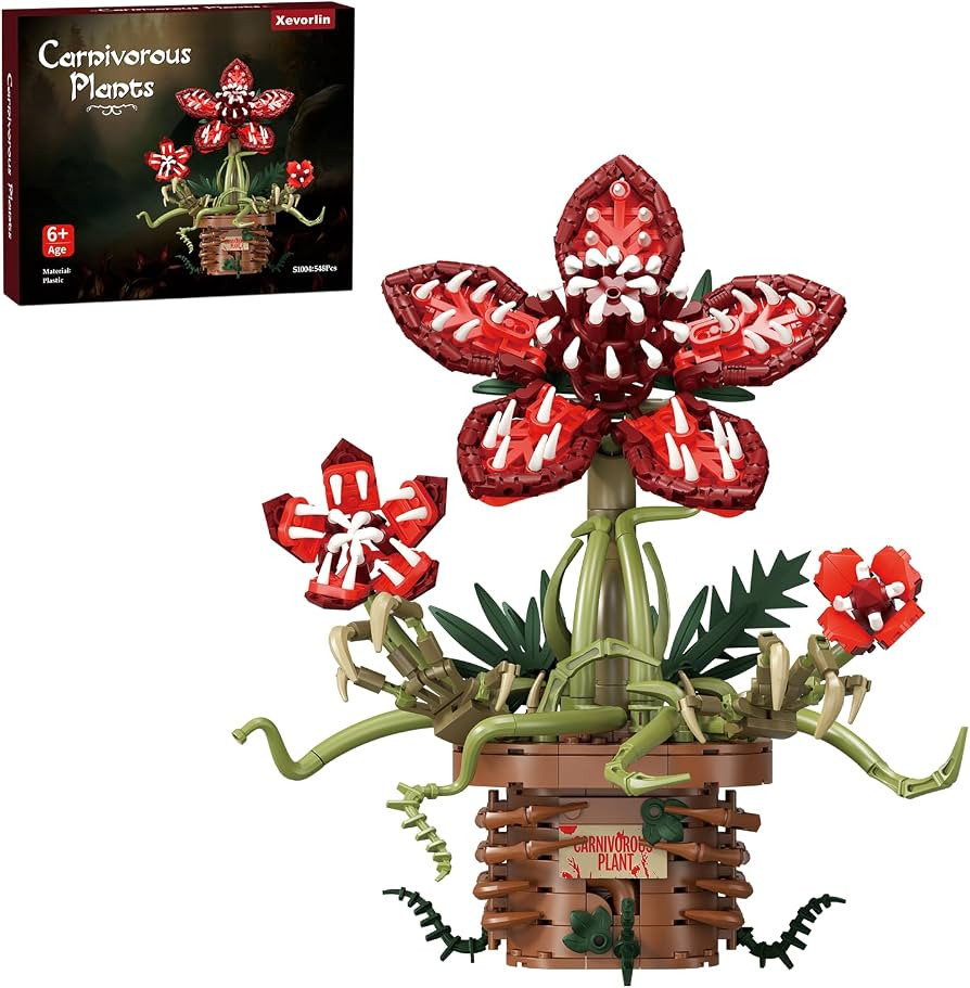 Strange Cannibal Flower Building Blocks for Adult, Sci-Fi Horror Decor | Amazon (US)