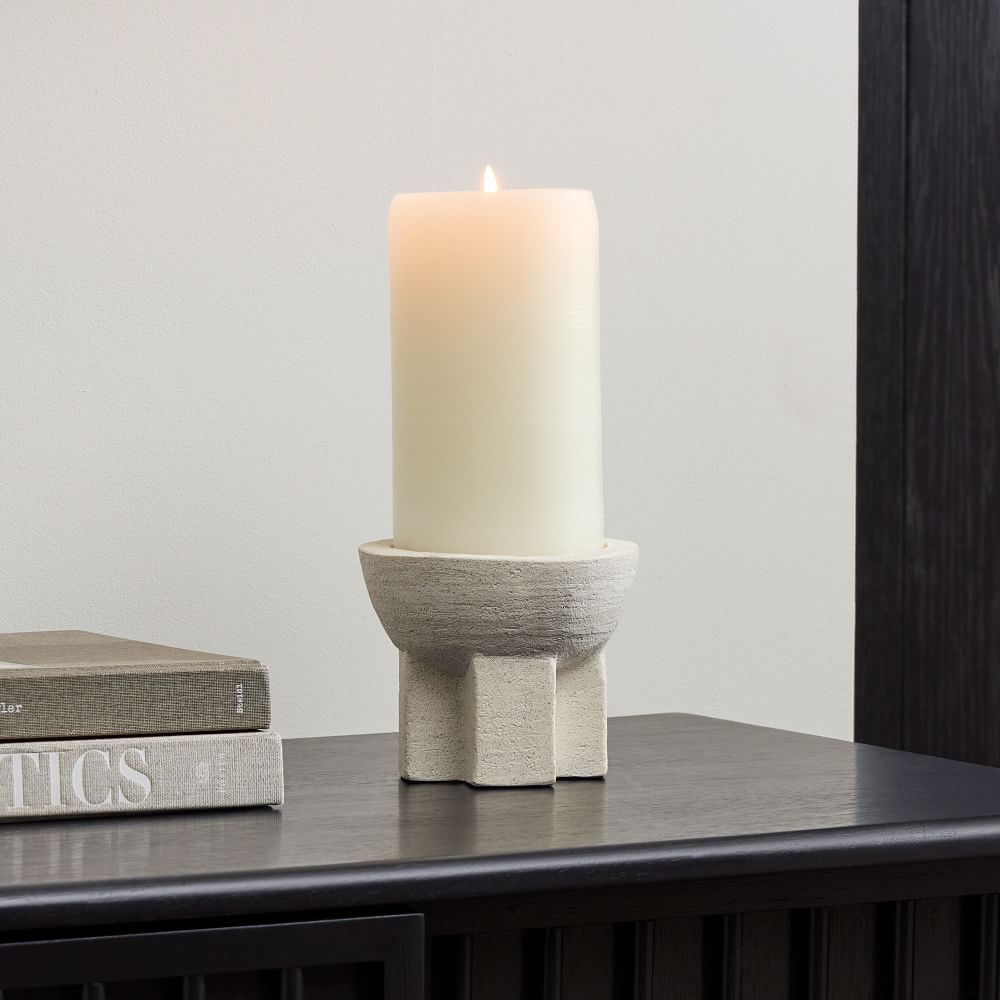 Form Studies Ceramic Candleholders | West Elm (US)