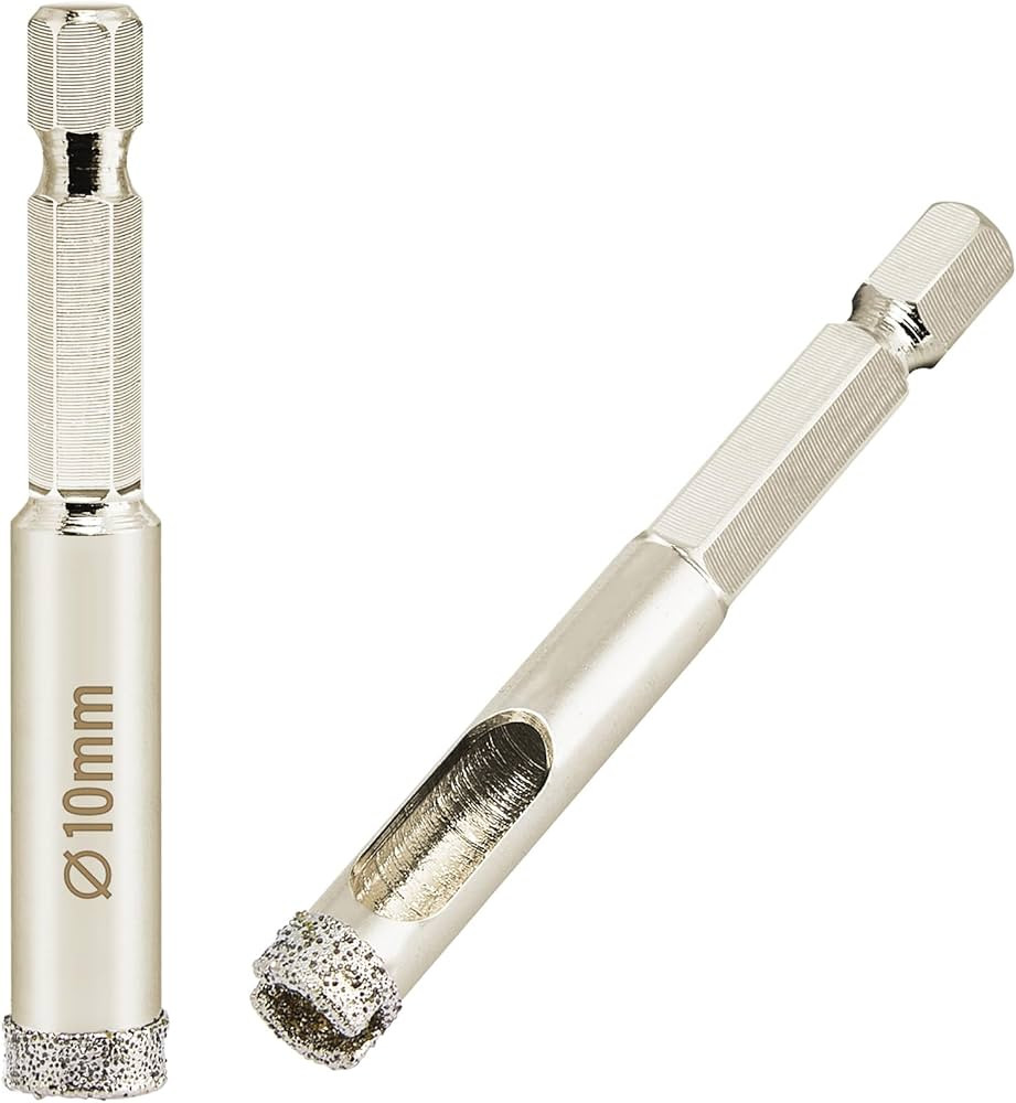 3/8 inch Diamond Hole Saw, Wet use, 3/8" Diamond Drill Bit for Porcelain Tile Glass Granite Ceram... | Amazon (US)