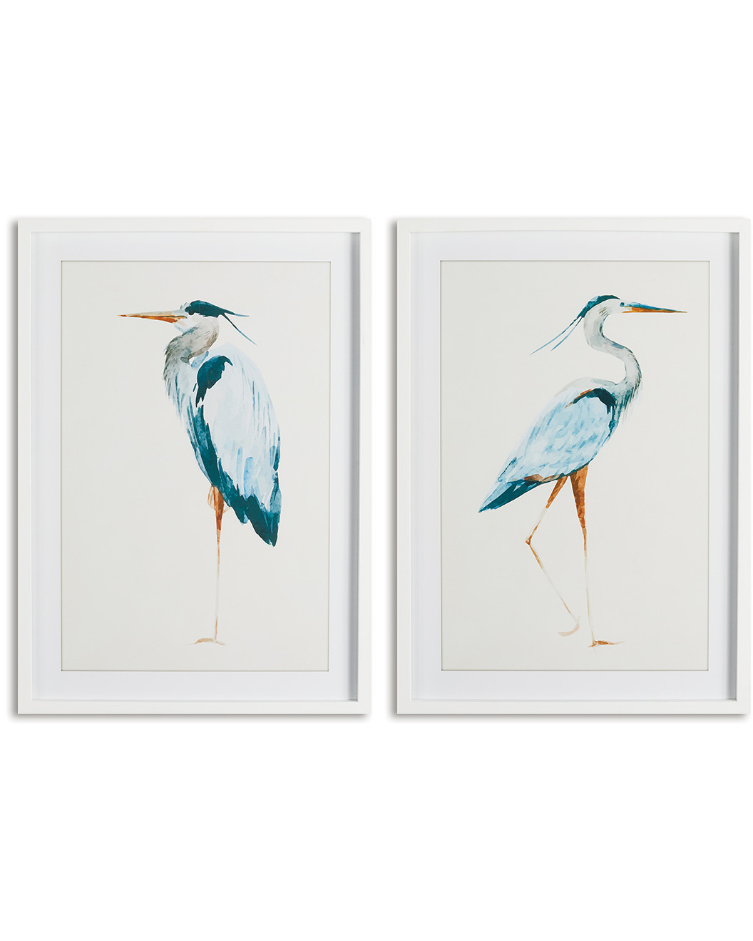 Set of 2 Blue Heron Prints | Gilt & Gilt City