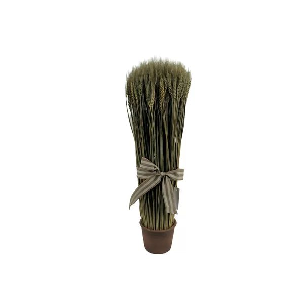 Natural Bundle Wheat Grass in Pot | Wayfair Professional