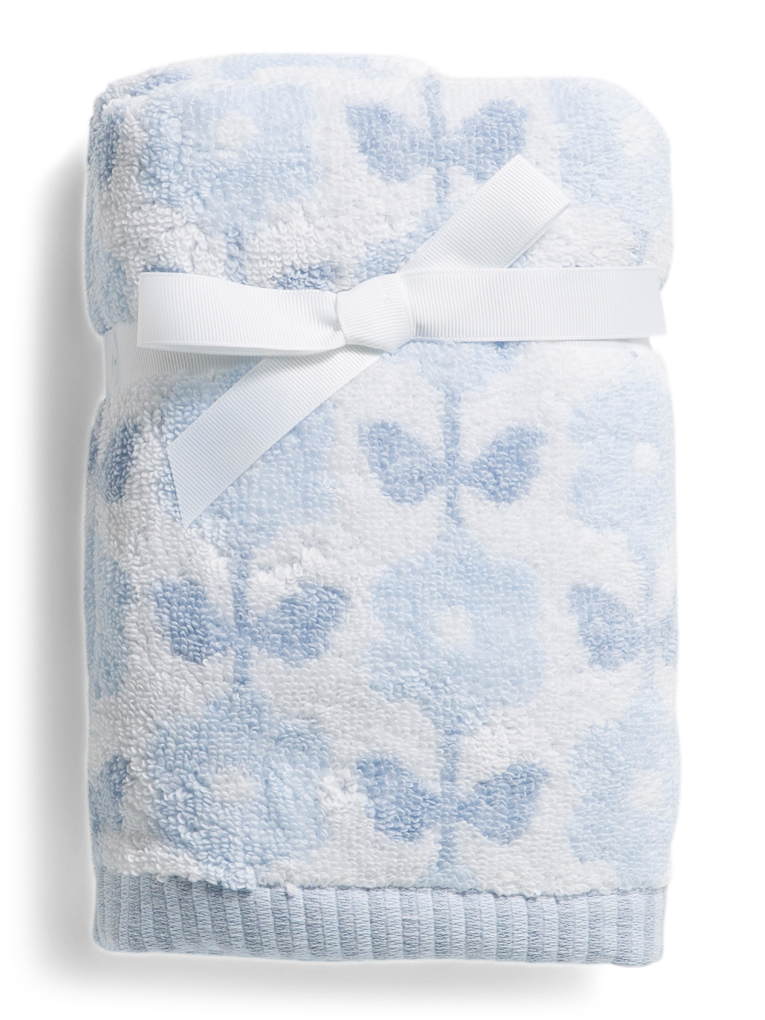 2pk Jacquard Eco Melange Zero Twist Hand Towels | TJ Maxx