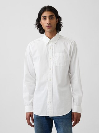 Organic Cotton Poplin Classic Shirt | Gap (US)
