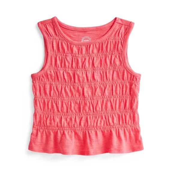 Wonder Nation Girls Flounce Top, Sizes 4-18 | Walmart (US)