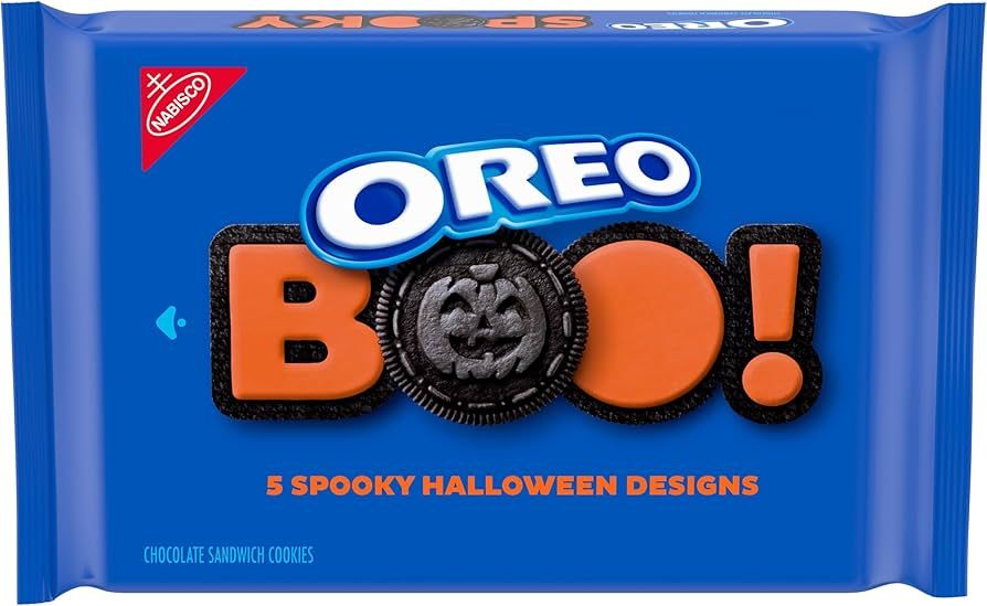 OREO Orange Creme Chocolate Sandwich Cookies, Limited Edition, Halloween Cookies, 18.71 oz | Amazon (US)