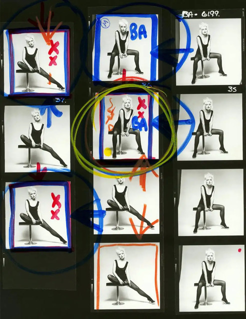 Debbie Harry contact sheet print