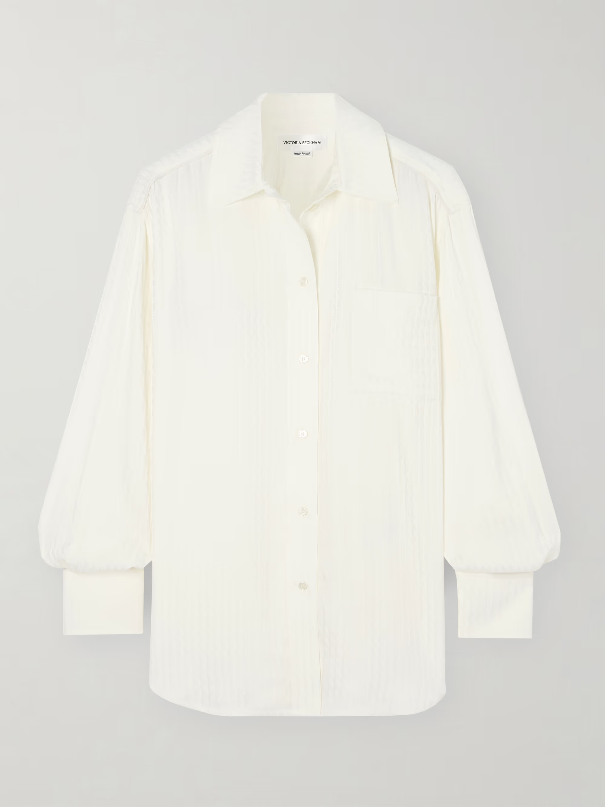 Satin-jacquard shirt | NET-A-PORTER (UK & EU)