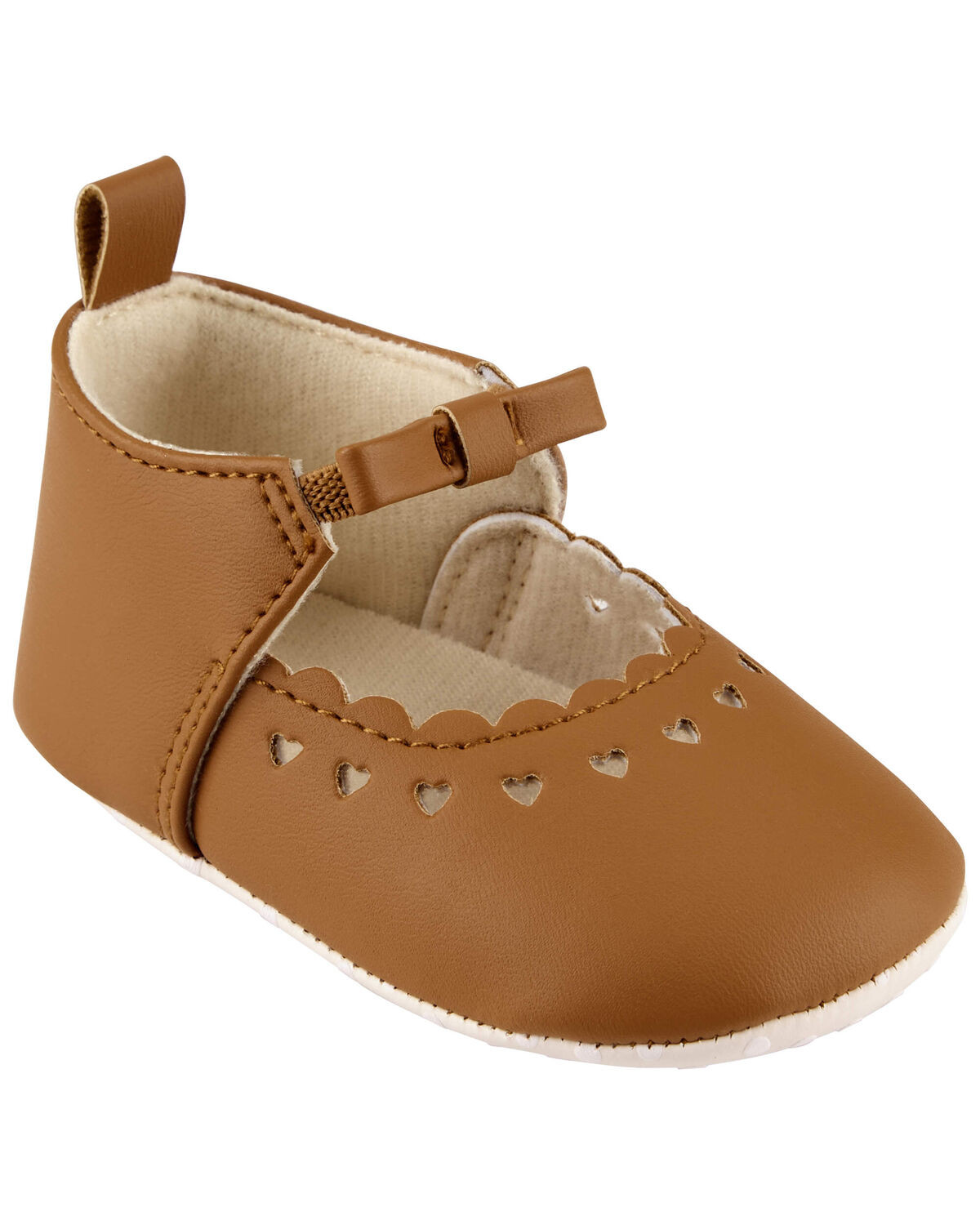 Slip-On Scalloped Heart Crib Shoes - OshKosh | Carter's | Carter's Inc