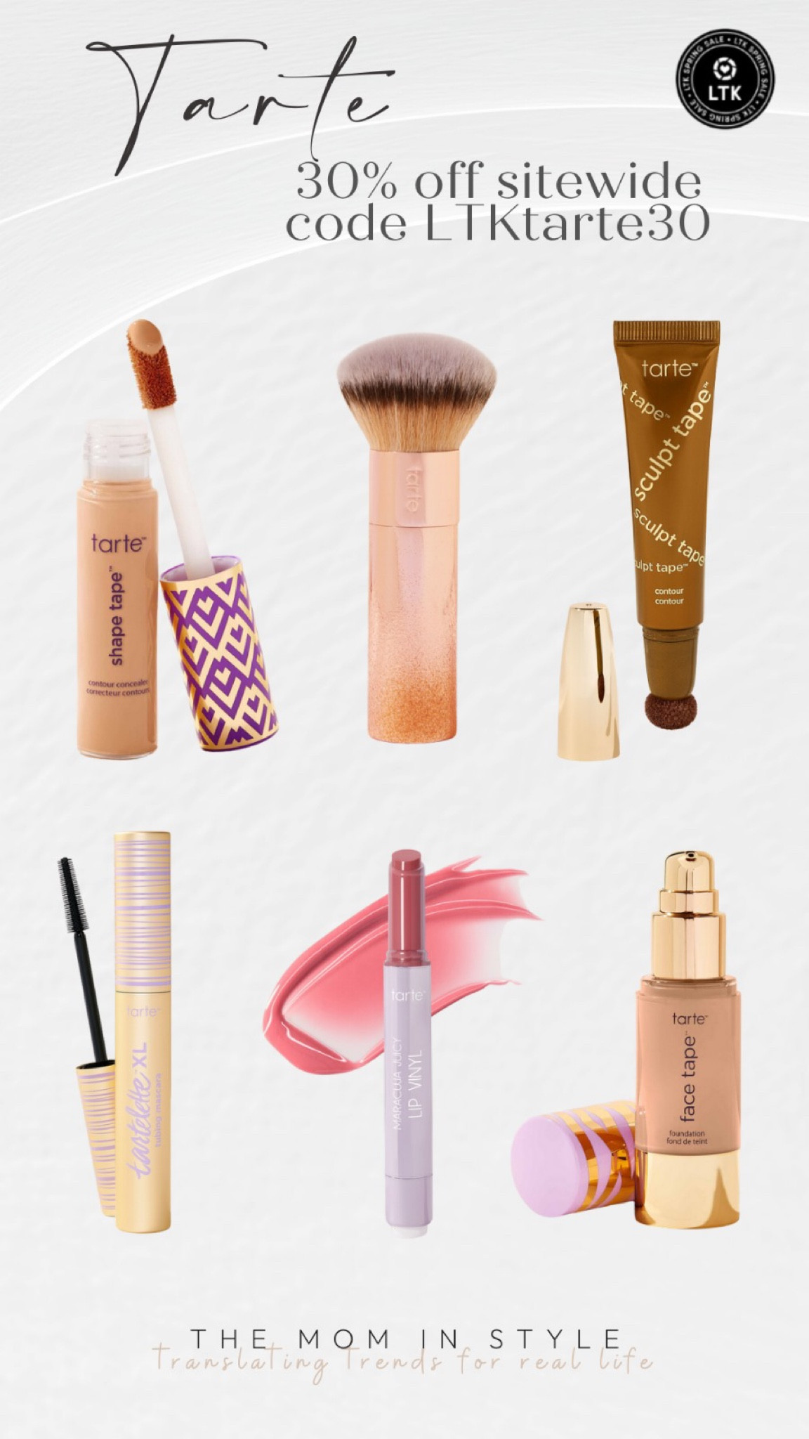 Tarte 30% off sitewide 

#LTKfindsunder50 #LTKfindsunder100