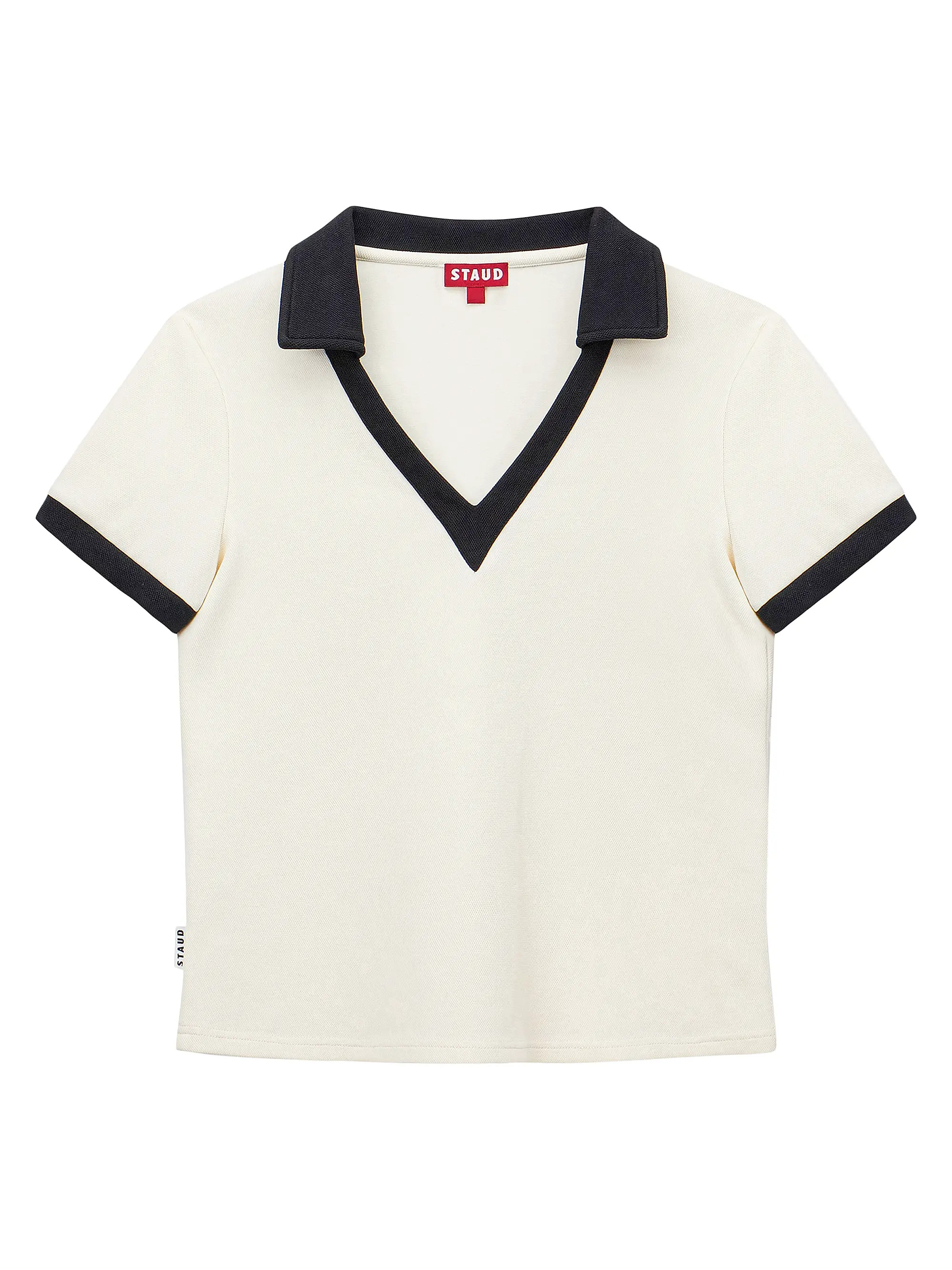 STAUD COURT Volley Stretch Polo Top | Saks Fifth Avenue