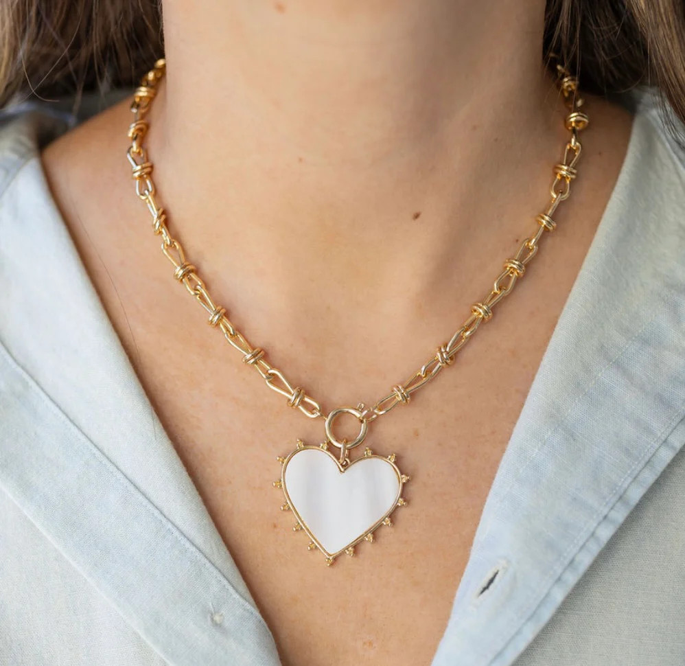 Kindness and Love Heart Necklace | Erin McDermott Jewelry