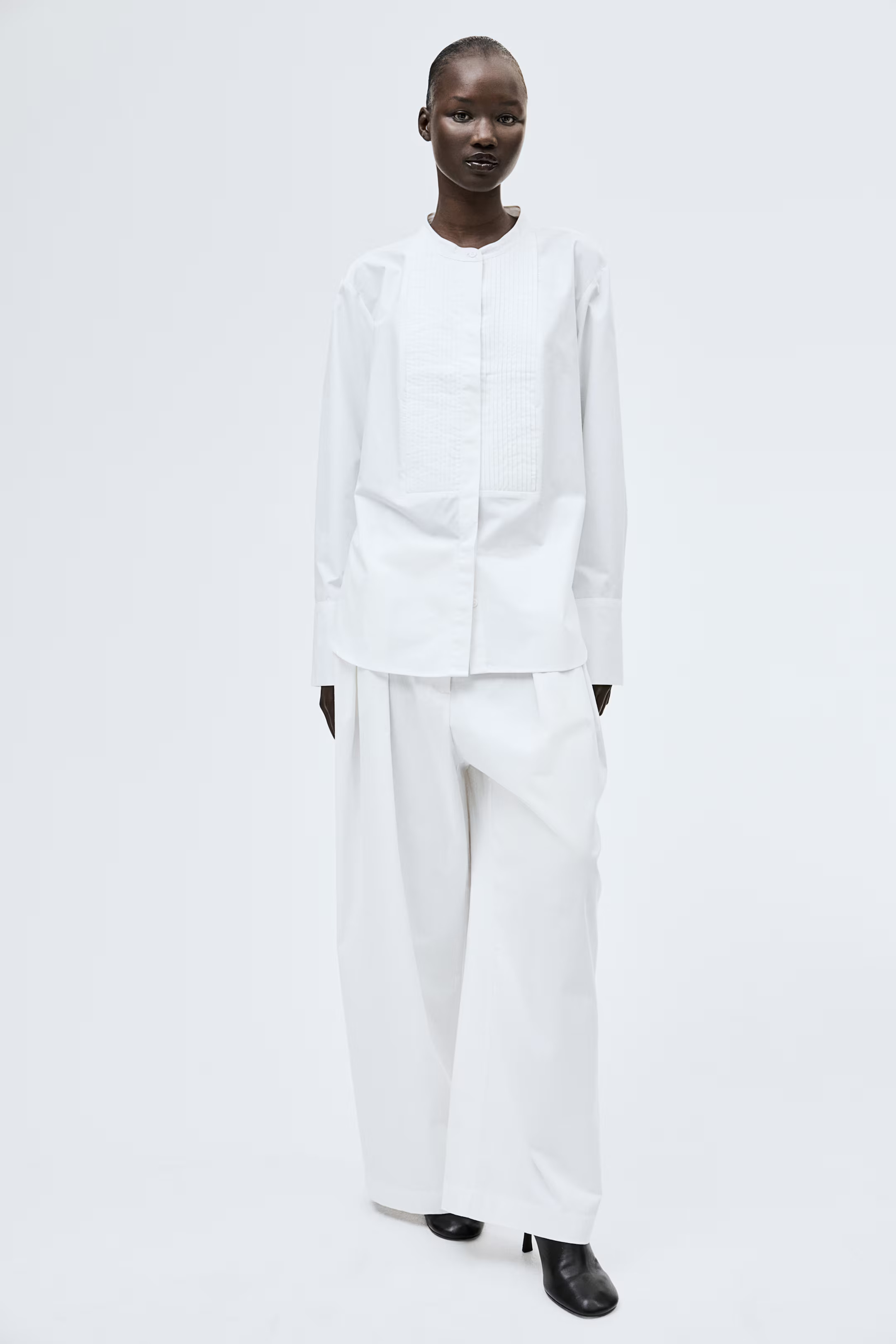 Poplin Tuxedo Shirt | H&M (US + CA)