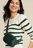 Green Crossbody Belt Bag | Maurices