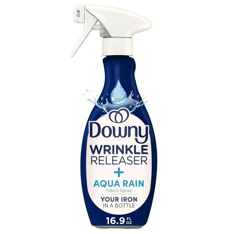 Downy Wrinkle Releaser and Refresher Fabric Spray, Aqua Rain, Fresh Scent, 16.9 fl oz | Walmart (US)