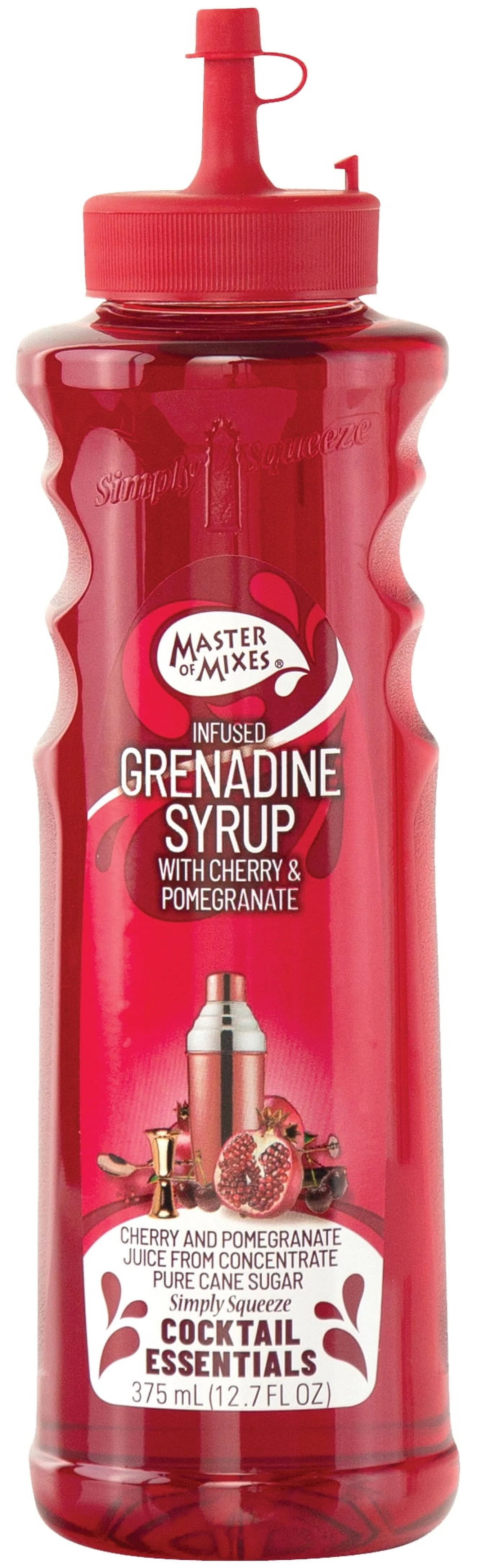 Master of Mixes Cocktail Essentials Grenadine, 12.7 fl oz Bottle - Walmart.com | Walmart (US)