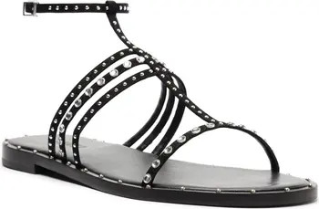 Schutz Isidora Studded Ankle Strap Sandal (Women) | Nordstrom | Nordstrom
