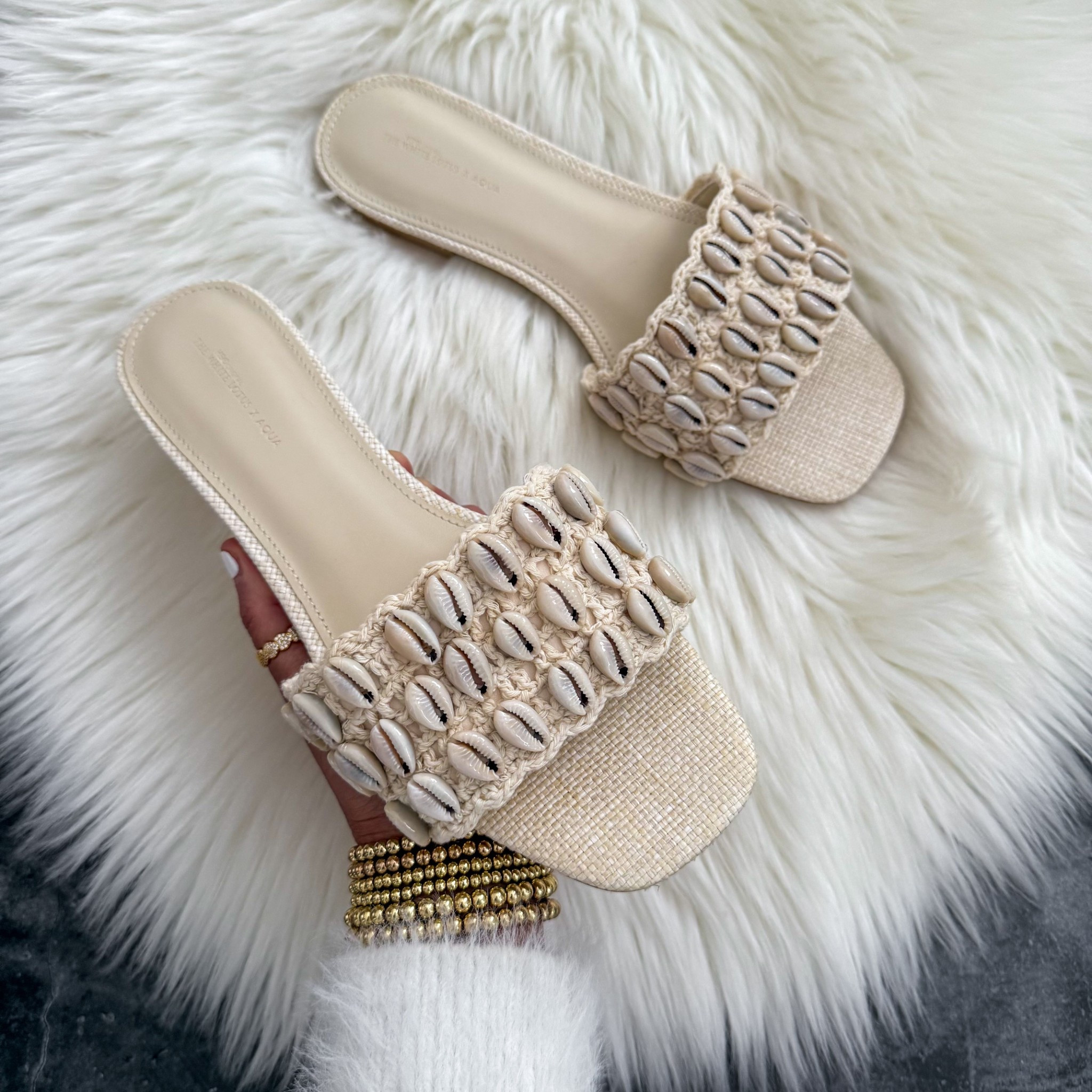The White Lotus x AQUA Women's Slide Sandals