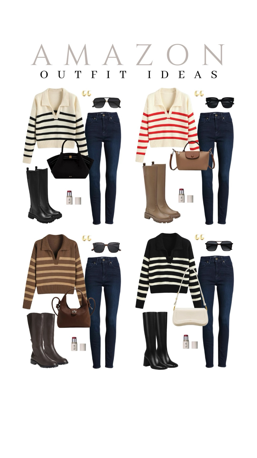 These chic polo-style sweaters with stripe details come in so many colors! I paired them with Levi’s skinny jeans for five stylish looks!

stripe details, stylish looks, Levi’s skinny jeans, cozy layers, timeless style, winter fashion, layering essentials, seasonal staples, comfy and trendy, effortless chic, casual outfits, classic looks, amazon fashion

#LTKU #LTKStyleTip #LTKSeasonal