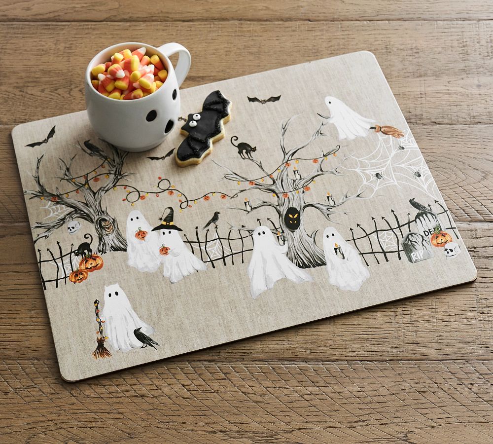 Scary Squad Cork Placemats - Set of 4 | Pottery Barn (US)