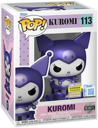 Funko Kuromi in Gift Box Metallic Pop Summer Convention Exclusive 2025 Pop Vinyl Figure 113 | Amazon (US)