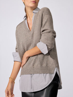The Looker Layered V-Neck | Brochu Walker