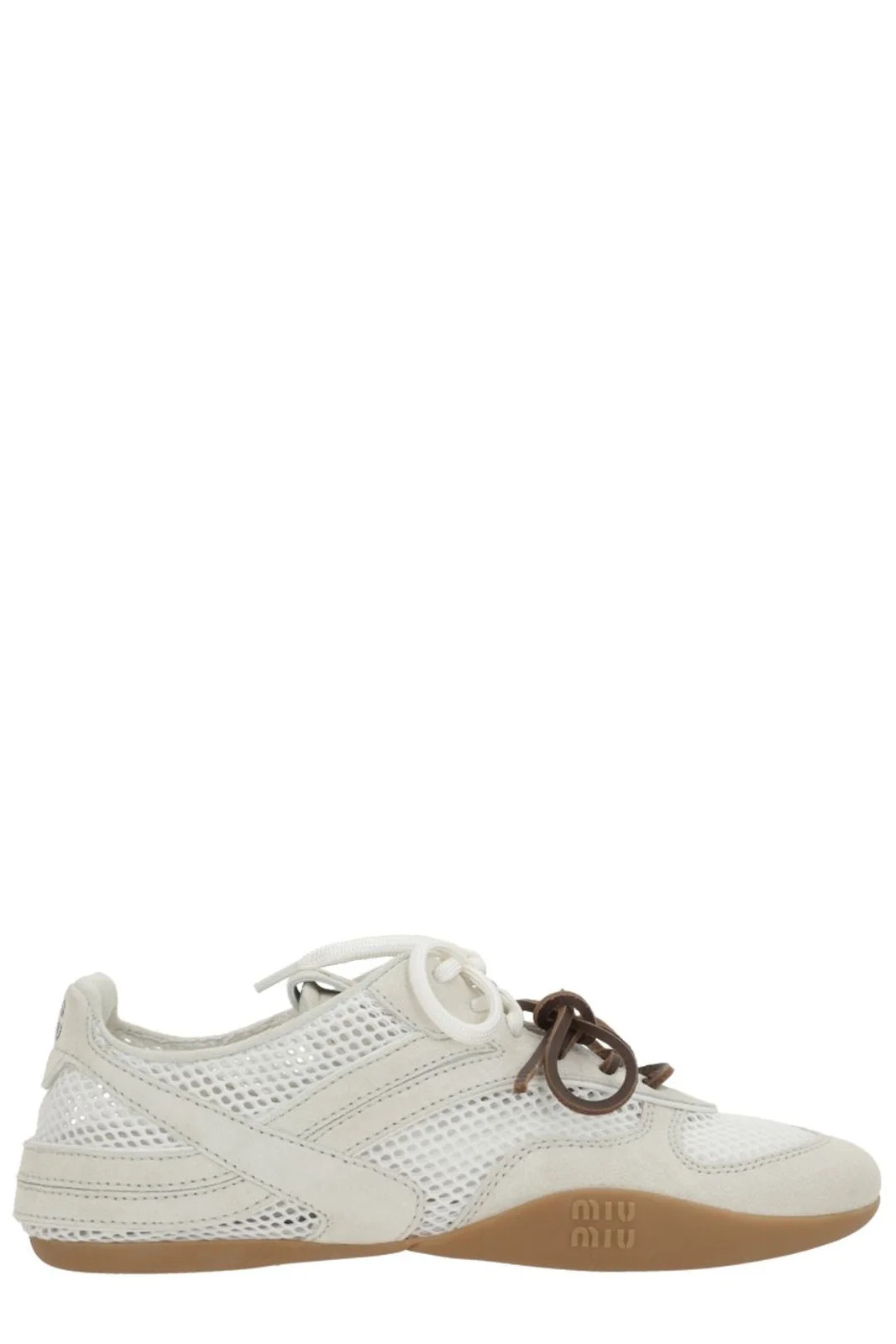 Miu Miu Mesh-Panelled Sneakers | Cettire Global