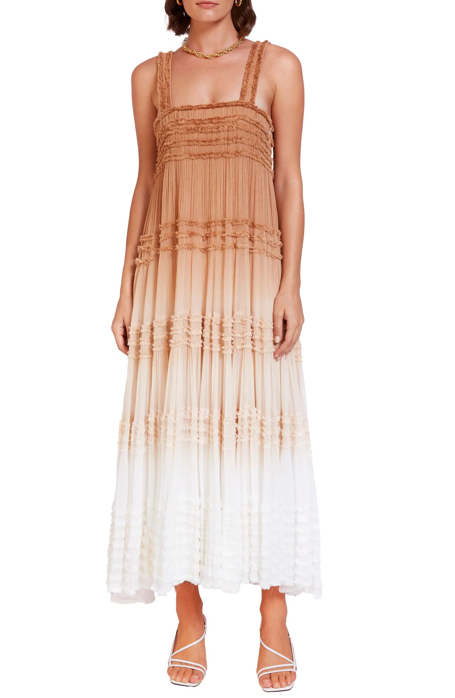 Viola Fringe Ombré Maxi Dress | Nordstrom