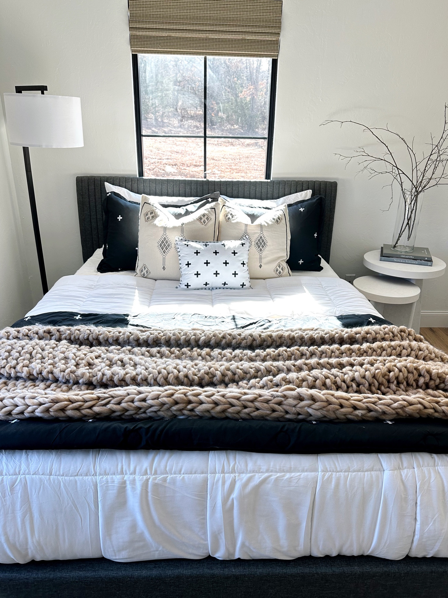 The spare bedroom is so close to being done! #walmartpartner The bed frame, all bedding and lamp are from @walmart and I love it. When Jono saw it (this was his old room), he asked if he could move back in 😂. #isaidno #emptynester#sparebedroom #guestbedroom #walmart #walmarthome 

#LTKsalealert #LTKhome #LTKkids