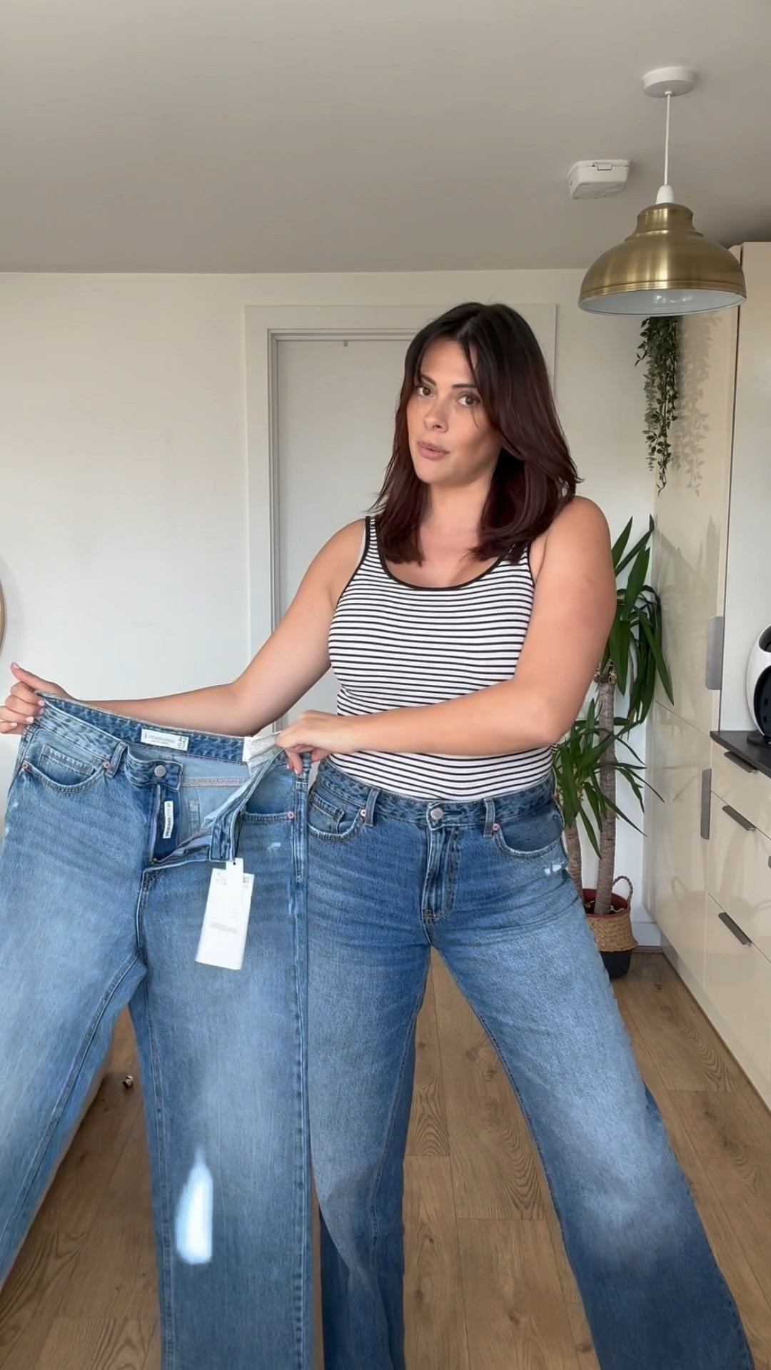✨ 👖 Tall girl edition! No ankle swingers in sight

Link above 🖤 #ltk 

#TallGirlStyle #Stradivarius #ltk  #TallGirlTryOn #RealFitReview #tallgirlproblems #talljeans #midsizegals #midsize #asos