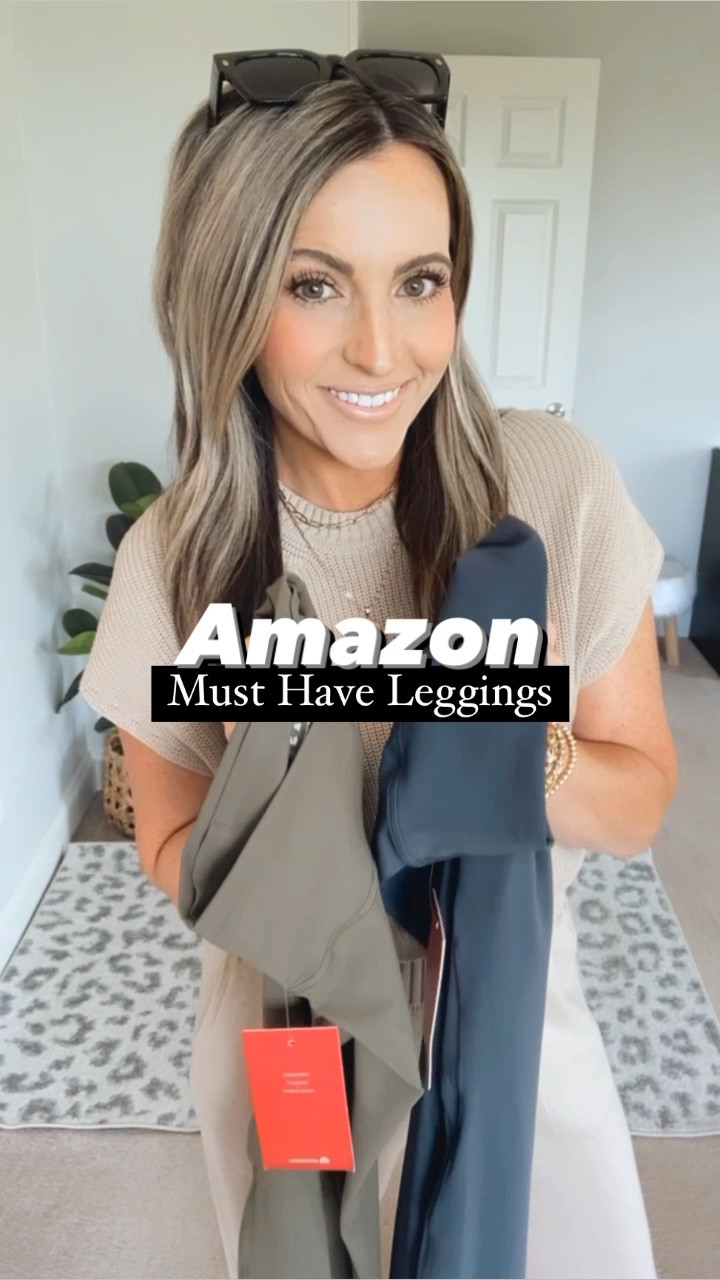 Buttery soft leggings: high waisted, tummy control, 7/8 ankle length. Pair perfectly with this tunic top, perfect legging friendly length. Wearing size S in both 

#LTKSeasonal #LTKstyletip #LTKshoecrush