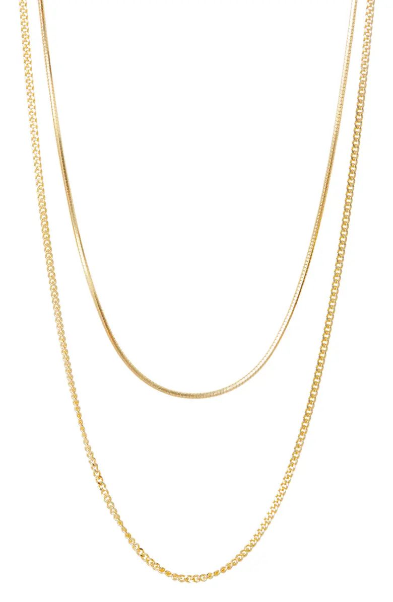 Argento Vivo Sterling Silver Layered Chain Necklace | Nordstrom | Nordstrom