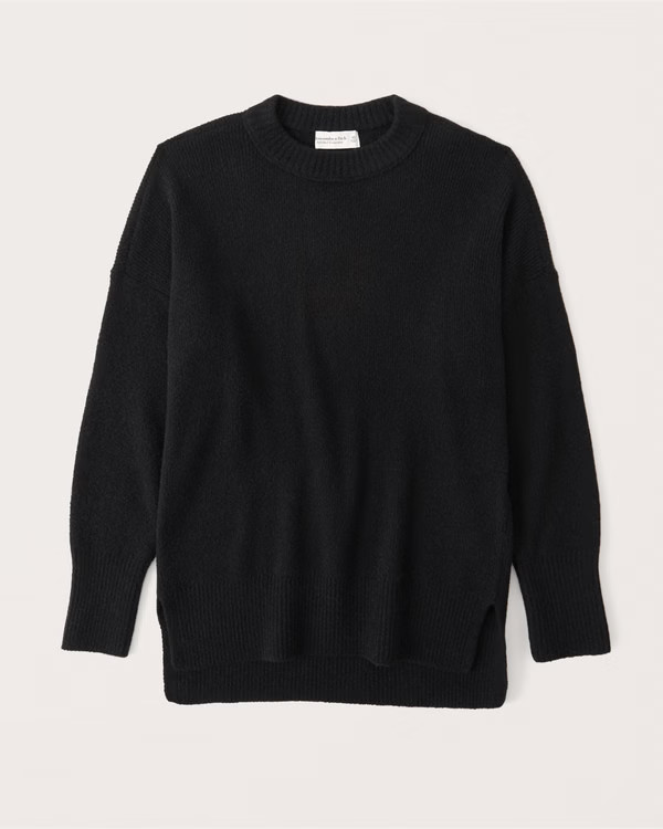 Women's DreamLush Oversized Legging-Friendly Crew Sweater | Women's Clearance | Abercrombie.com | Abercrombie & Fitch (US)