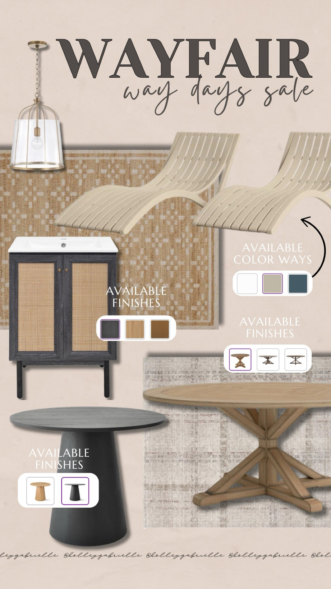 One of my fave sales… WAY DAY👏🏼⚡️ a good chunk of my home is from @wayfair🤎 

I rounded up some of my fave items that are on sale! Up to 80% off site-wide + free shipping! Shop Way Day in-store and online! #wayfair #wayfairpartner 

Home decor / style / cozy home / neutrals / bathroom / dining room / rugs / wayfair sale / Holley Gabrielle 

#LTKSaleAlert #LTKFindsUnder100 #LTKHome