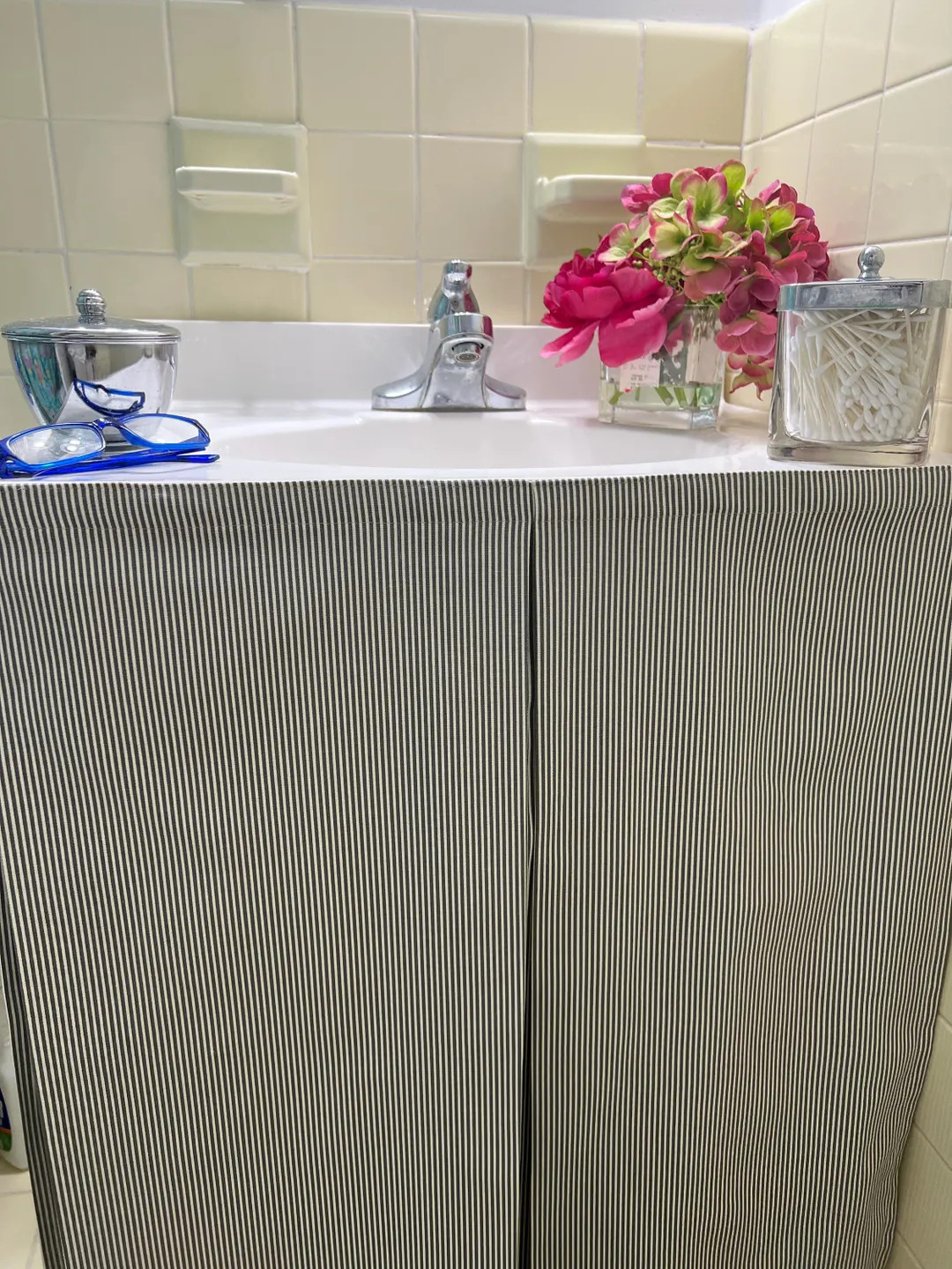 Tailored Sink Skirt Kitchen |bathroom |console Table |laundry Room |kitchen |dorm Desk - Etsy | Etsy (US)