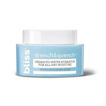 Bliss Hyaluronic Acid Moisturizer for Face | Cream-To-Water Hydrator for All-Day Moisture | Clean |  | Walmart (US)