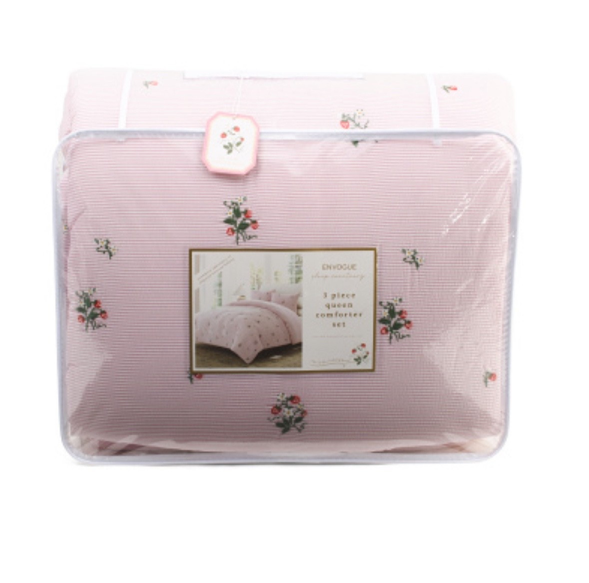 Love this cutie pink embroidered strawberry comforter set, this would be so cute for a summer bedding refresh! 🎀🍓

#LTKSeasonal #LTKHome