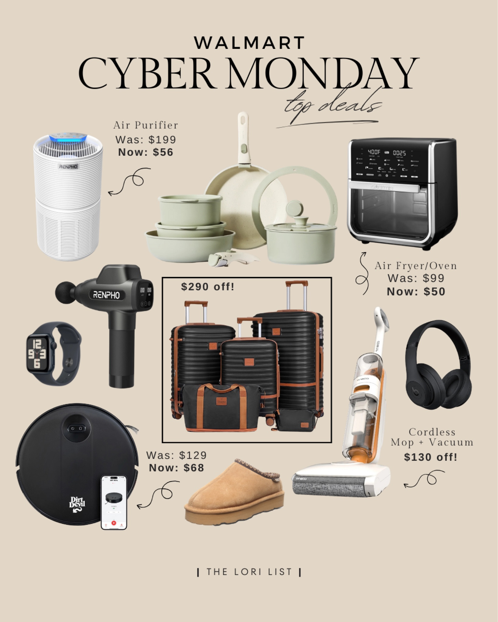 Walmart Cyber Monday Deals ⚡️ MAJOR markdowns! ✨

Cyber Monday 2024, cyber Monday deals, cyber Monday sale, walmart cyber monday deal, walmart sale, walmart home sale, cyber monday home, cyber monday kitchen, kitchen essentials, cordless vacuum, mop vacuum, vacuum deals, air fryer, air purifier, luggage set, robovac deals, cyber Monday sales, cyber Monday home deals, beats headphones, holiday gifts for him, holiday gift ideas, holiday gift guide

#LTKHome #LTKSaleAlert #LTKCyberWeek