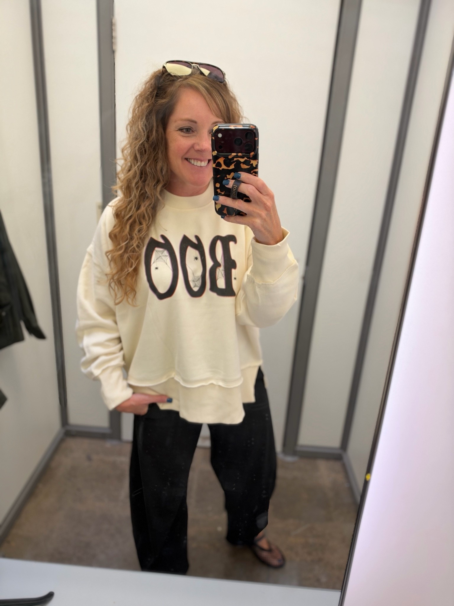 Walmart✨ Women's Halloween Gothic Boo Graphic Fleece from Way to Celebrate, Sizes S-4X

*Wearing size medium sweatshirt 
*pants- size small, tts

#LTKootd #LTKSeasonal #LTKOver40