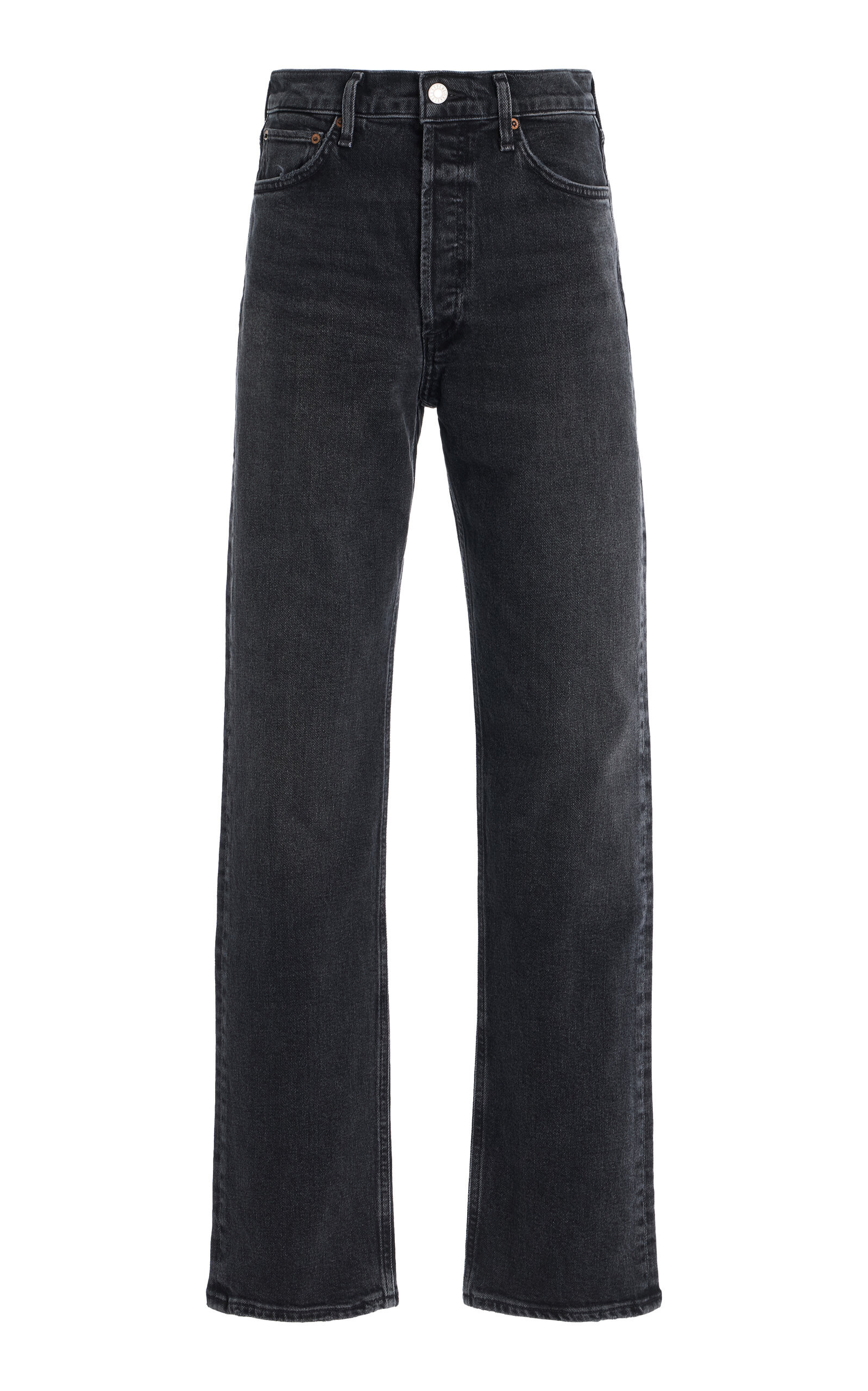 Agolde 90's Pinch Waist High-Rise Straight-Leg Jeans - Moda Operandi | Moda Operandi (Global)