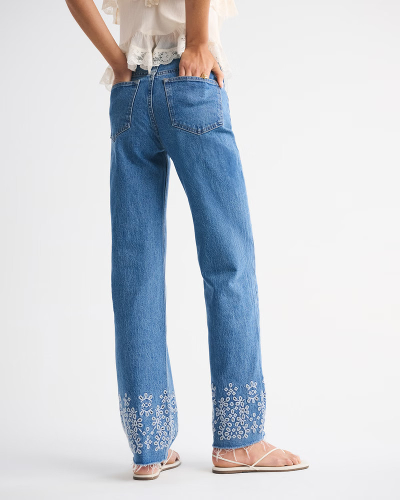 Women's High Rise 90s Relaxed Jean | Women's Bottoms | Abercrombie.com | Abercrombie & Fitch (US)