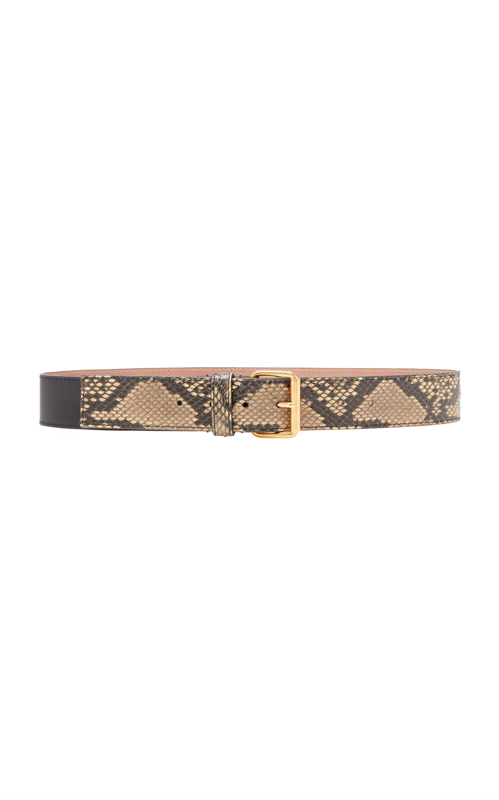 Python-Effect Leather Belt | Moda Operandi (Global)