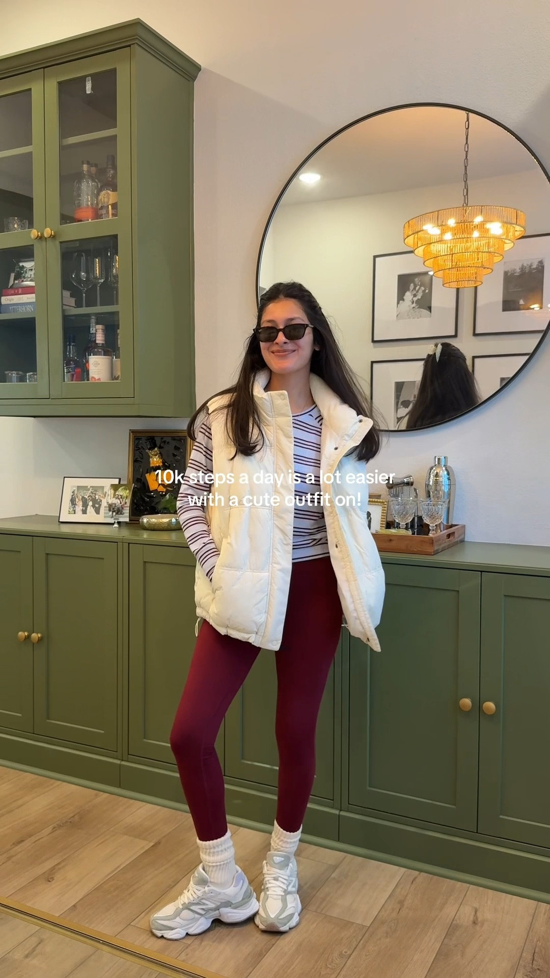 saturday walking outfit for 10k steps! Aerie set, old navy vest

#LTKActive #LTKSeasonal