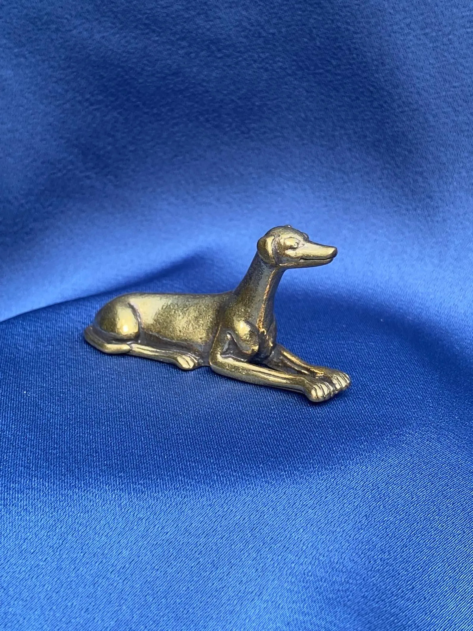 Vintage Brass Greyhound Hunting Dog | Etsy (Global)