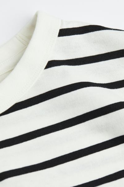 Camiseta en punto de algodón | H&M (FR, IT, ES, PT, BE)