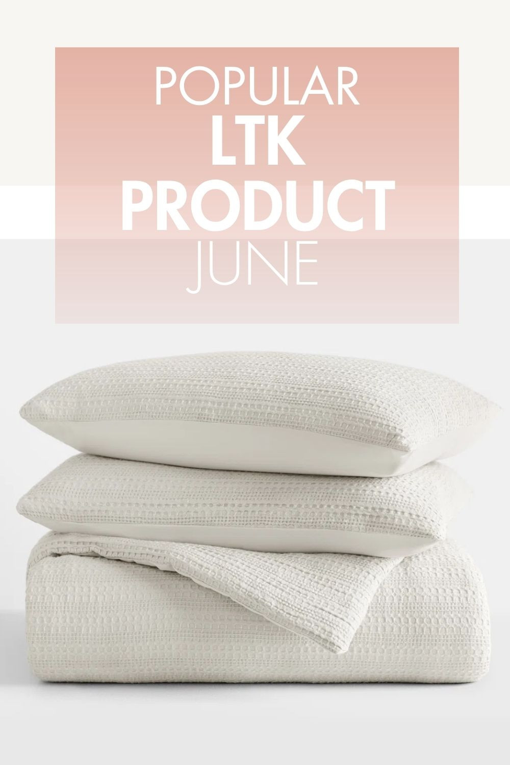 This is a popular product recently on LTK and I can see why.  A textured comforter set is one of those easy bedroom upgrades that instantly makes a room feel more styled and pulled together.

Designer tip: when you’re decorating with a monochromatic color palette, texture is what keeps the space from looking flat. Layering in a woven, quilted, tufted, or subtly patterned comforter adds depth, softness, and visual interest while still keeping the room calm and cohesive.

This one is perfect if you love a clean, cozy, elevated bedroom look without adding more color.

Shop this textured comforter set here on LTK.
#comforter #bedroomdecor #comforterset #decoratingtip 

 #LTKHome