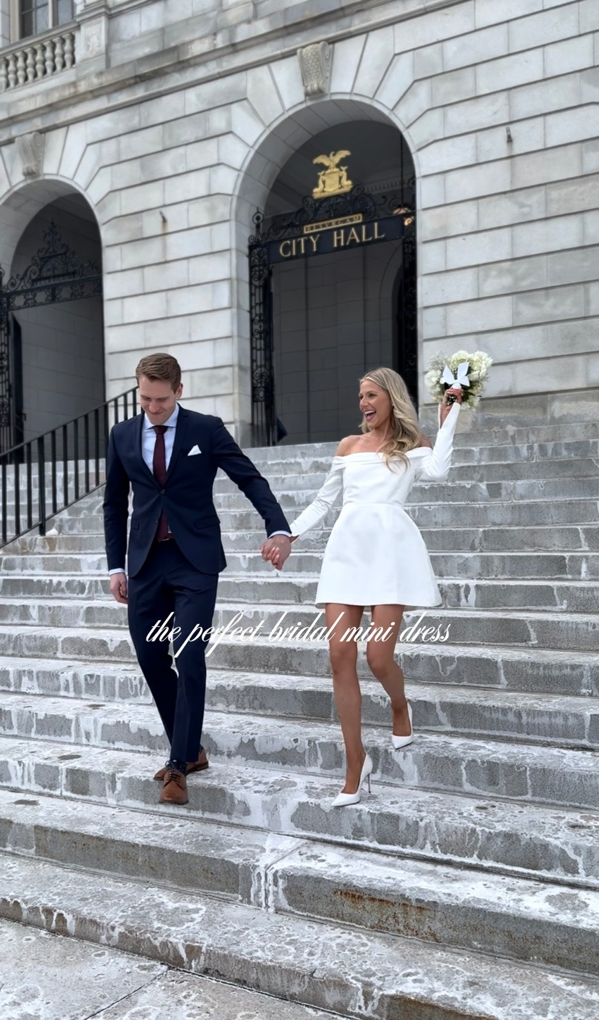 Satin Mini Dress 💍👰🏼