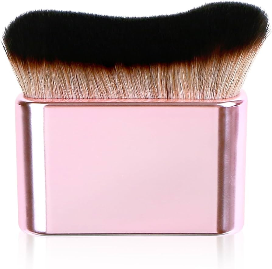 Yoseng Self Tan Brush for Body - Self Tanner Brush with Wavy Vegan Bristles, Pink Rose Gold Handl... | Amazon (US)