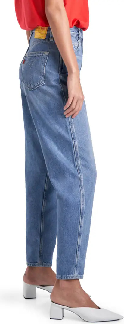 Red Label High Waist Loose Taper Ankle Jeans | Nordstrom