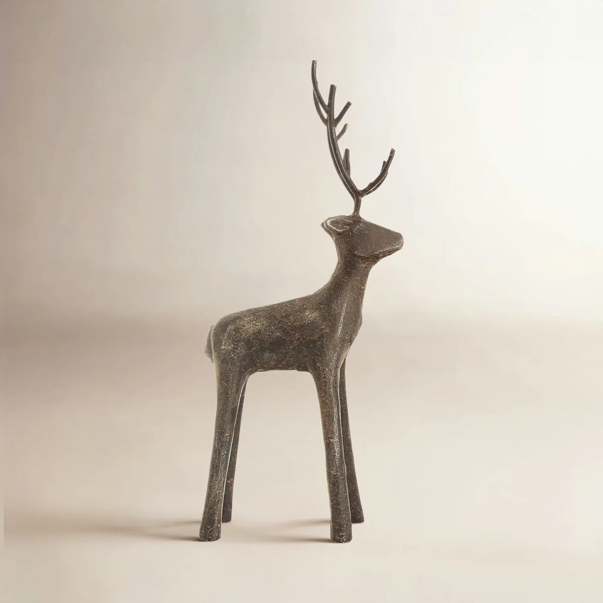 Cast Iron Standing Deer | Wayfair North America